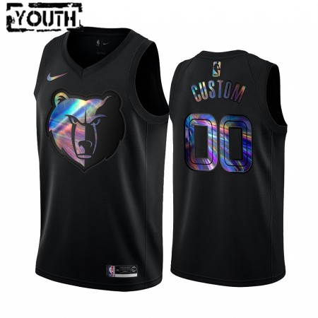 Maillot Enfant Memphis Grizzlies Personnalisable Iridescent HWC Collection Swingman